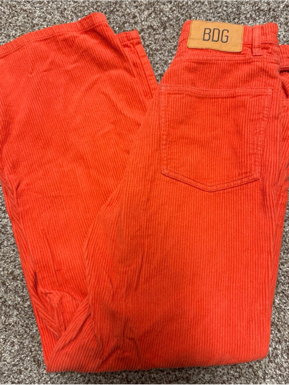 BDG - Urban Outfitters Wide Leg Orange Corduroy Pants